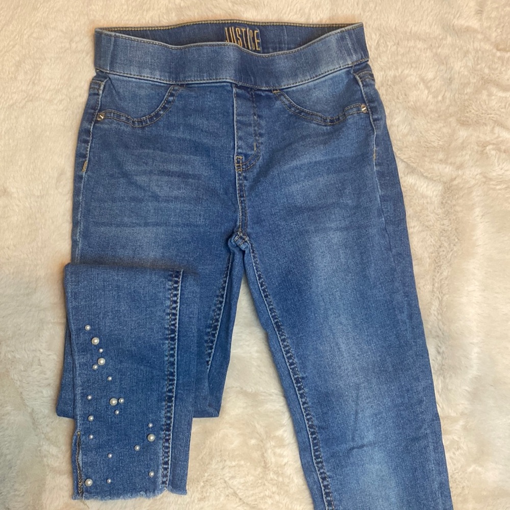 Girl’s Justice Jeans w/Beaded Detail